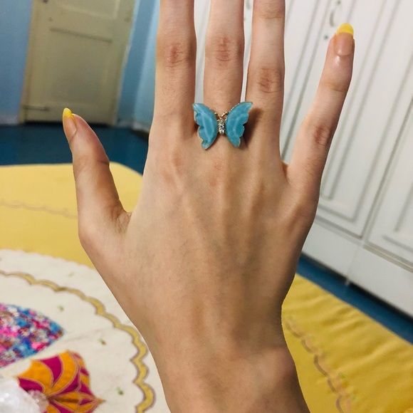 Butterfly ring ethnic wear - Picture 2 of 11